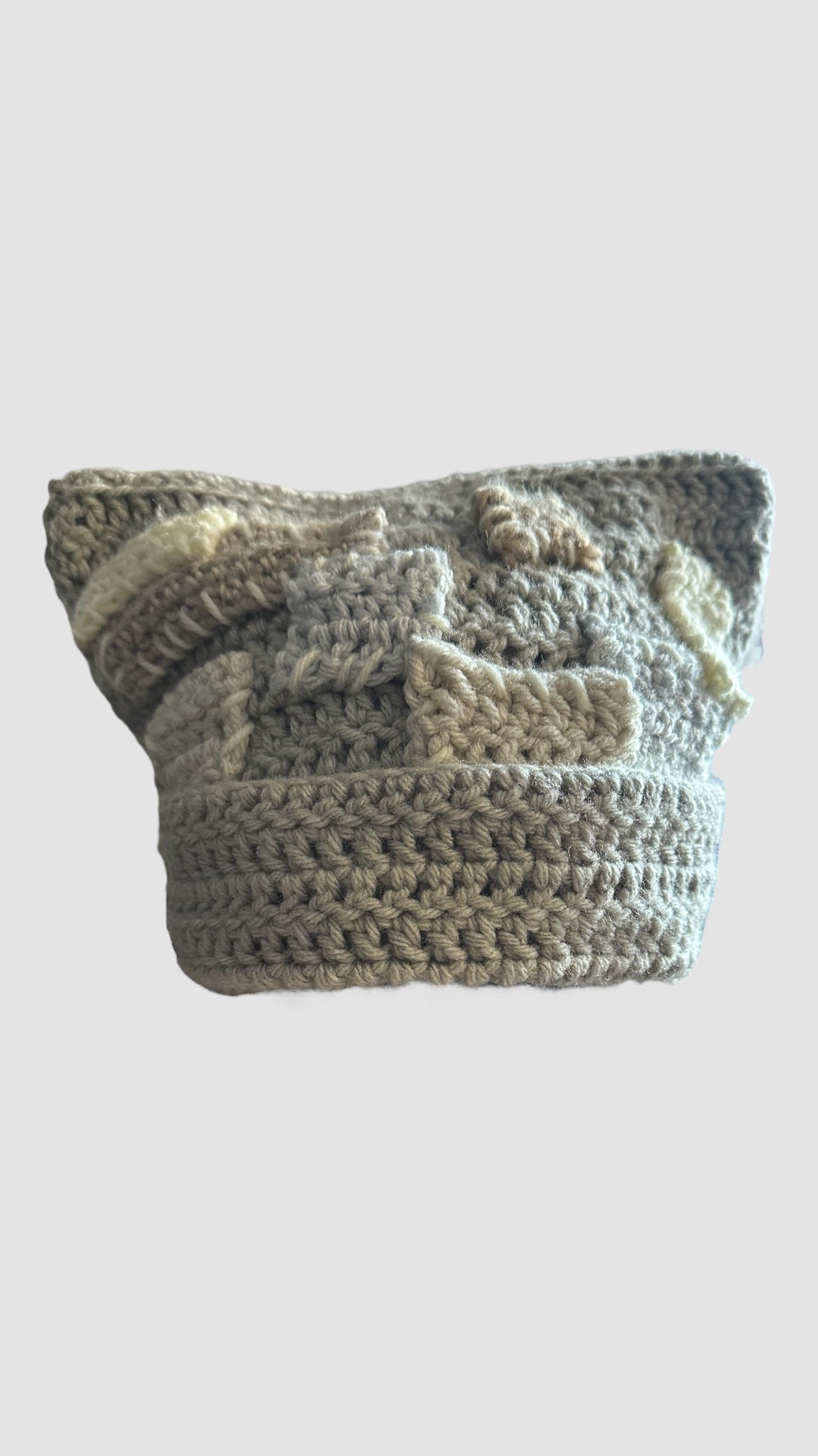 Patchwork CatEar Beanie